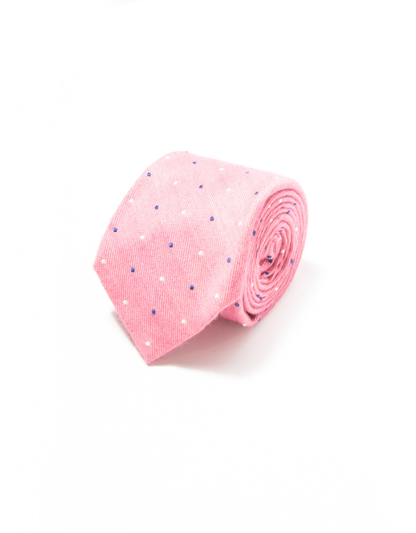 Patrick Hellmann Collection Pink Tie With Dots image